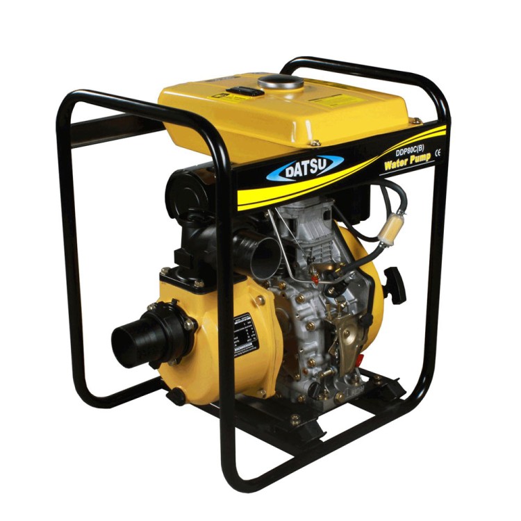 DDP 80C (B) (3") Dizel İpli Büyük Depolu Motopomp - 7HP