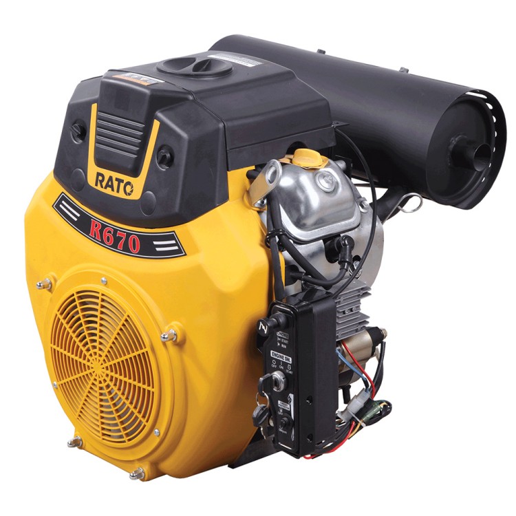 R 670E Benzinli Marşlı Motor - 22HP