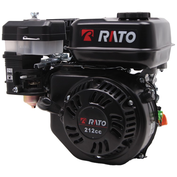 R 210 Benzinli İpli Motor (Siyah Seri) - 7HP