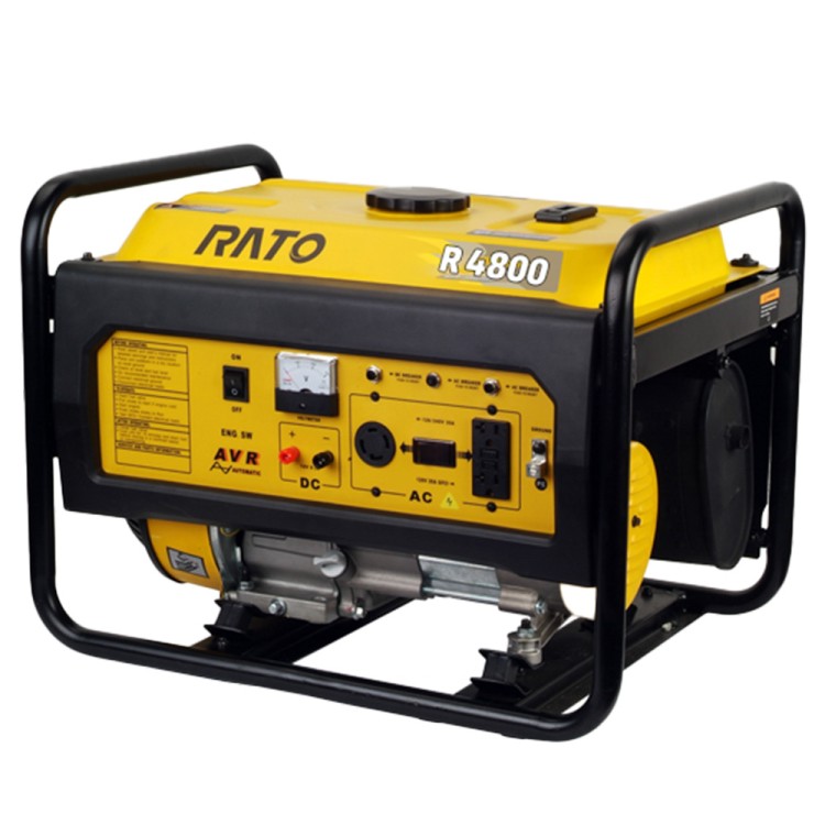R 4800 Benzinli ipli Monofaze Jeneratör - 4.4kVA