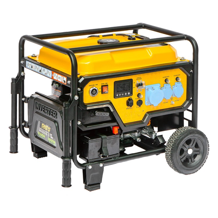 R 15000 ID -3 Benzinli İpli Monofaze Inverter Jeneratör - 11kVA