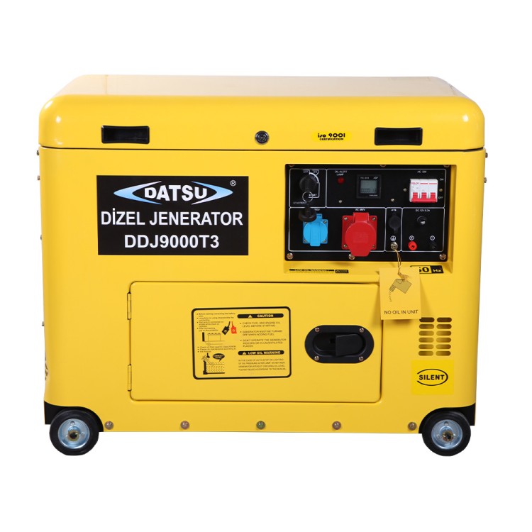 DDJ 9000S3 Dizel Marşlı Trifaze Jeneratör - 6.9kVA